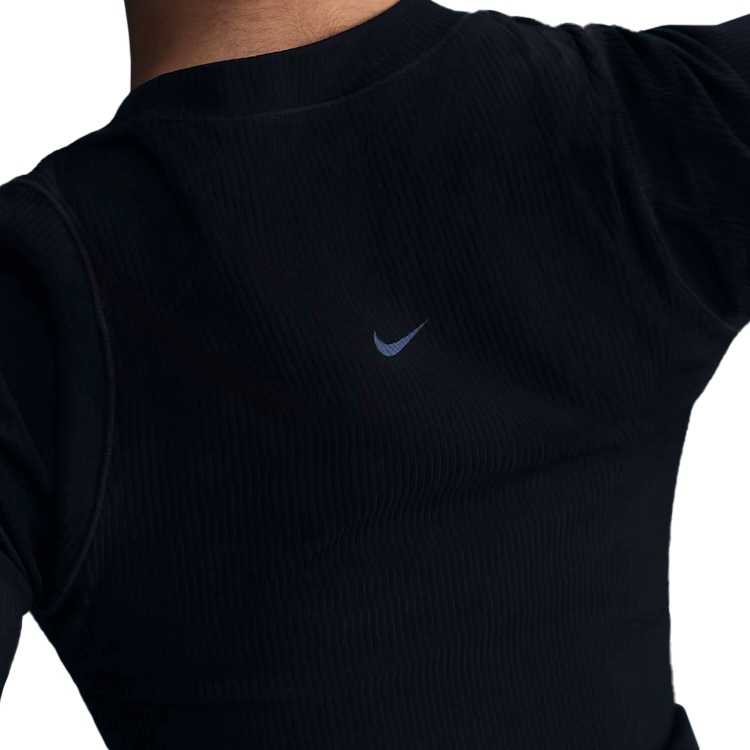 Tricou Nike W NK INF DF SS TOP WD RIB / Femei / L / Negru photo 3