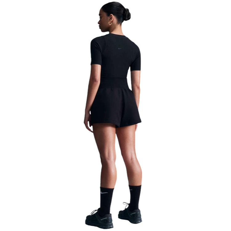Tricou Nike W NK INF DF SS TOP WD RIB / Femei / L / Negru photo 5