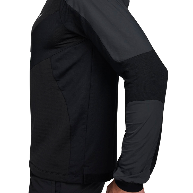 Мужская Толстовка Nike M NK ELMNT TOP LS WR M Черный photo 5