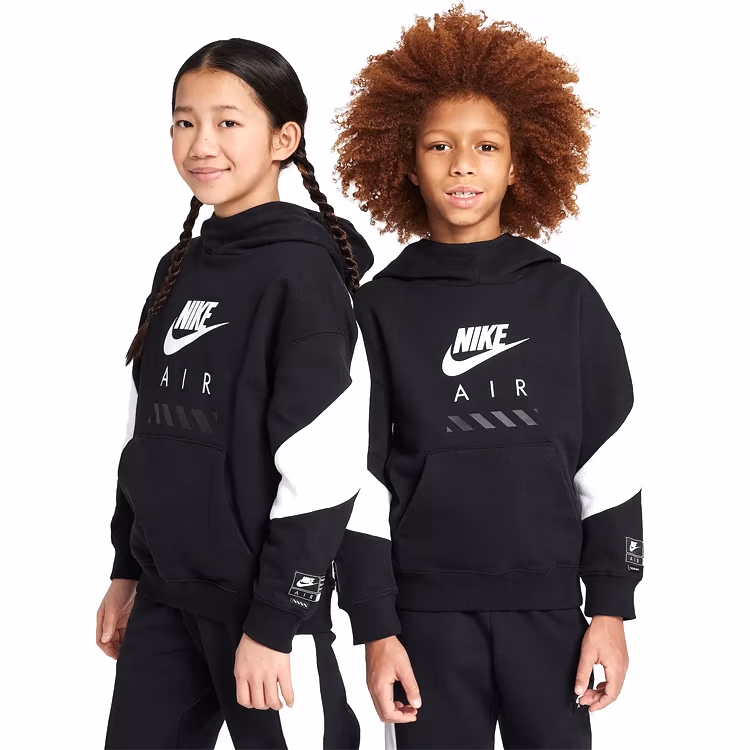 Толстовка Nike K AIR FLC PO HOODIE