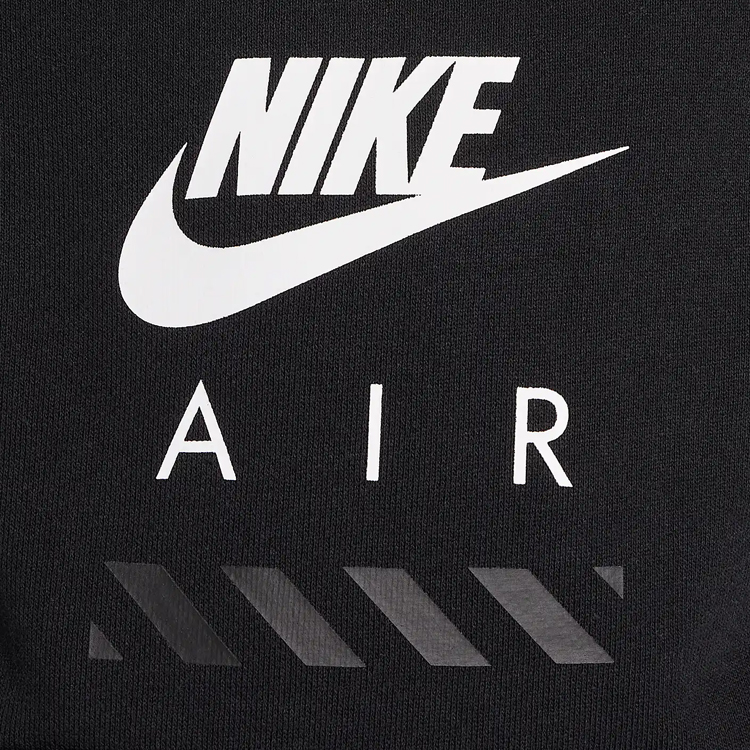 Jacheta Nike K AIR FLC PO HOODIE XS Negru Barbati photo 3