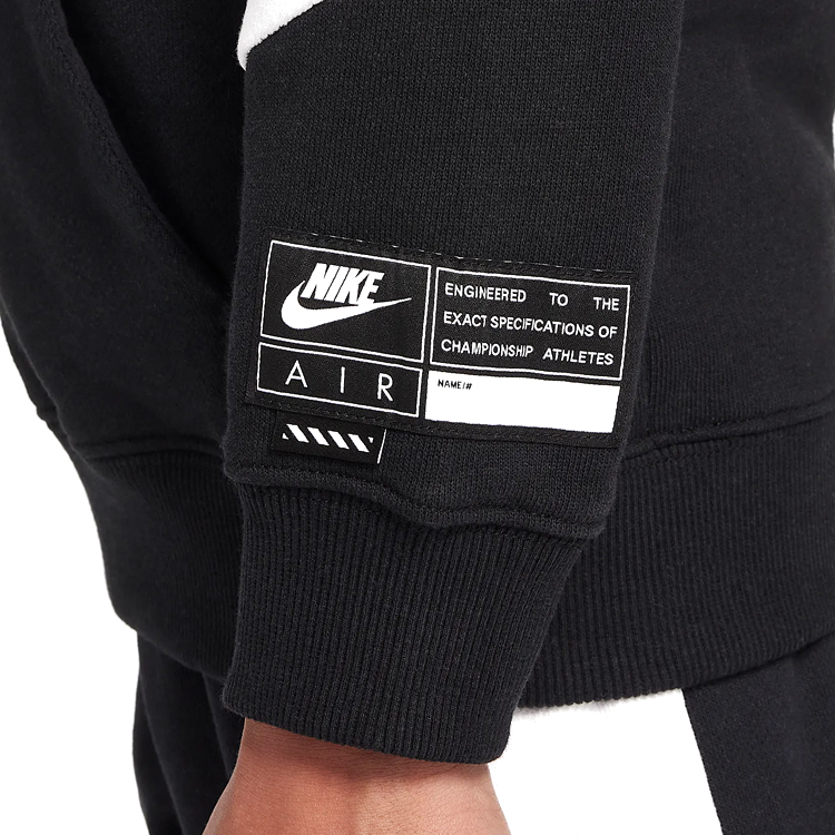 Jacheta Nike K AIR FLC PO HOODIE XS Negru Barbati photo 8