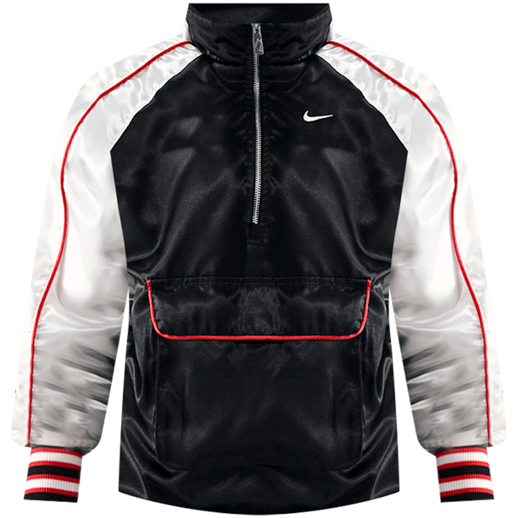 Hanorac Nike W NSW STREET SVNR JKT M Negru-alb Femei photo 2