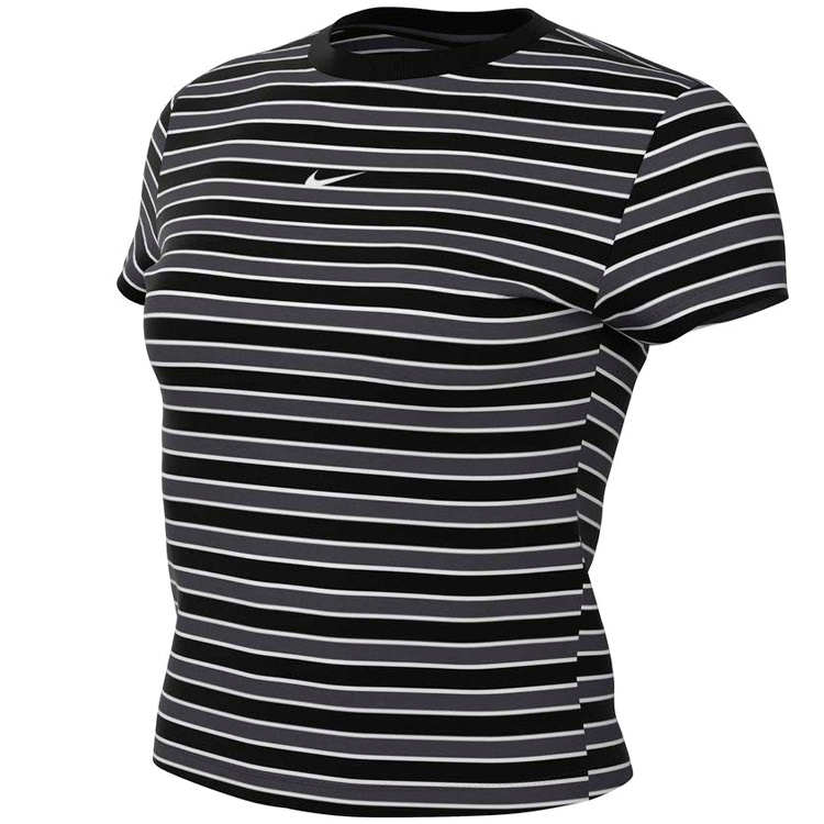 Tricou Nike W NSW NK CHLL KNT TEE PNX XL Negru-alb Femei photo 2