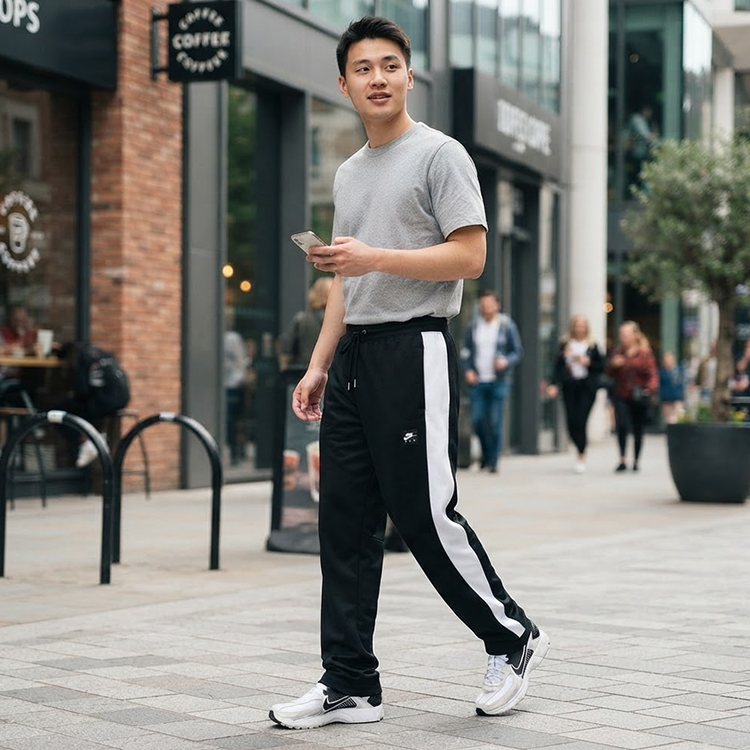 Брюки Nike M AIR PK TRACK PANT XXL Черный Мужской photo 6