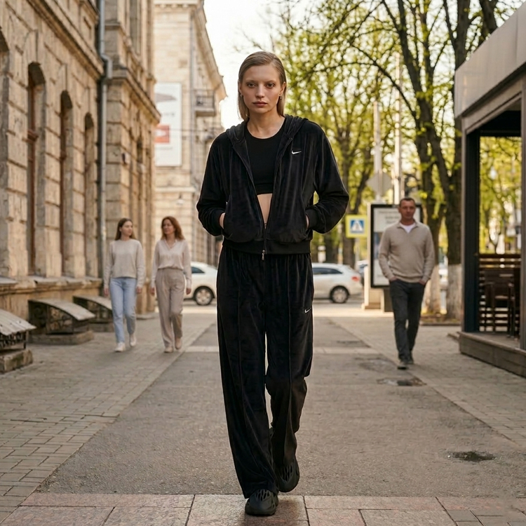 Hanorac Nike Chill Knit Velour photo 2