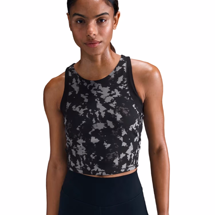 Майка Nike W NK ONE FITTED DF TANK AOP
