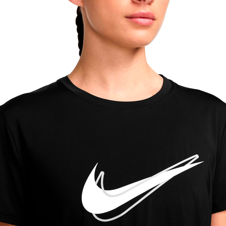 Tricou Nike W NK ONE SWSH HBR DF SS TOP / Femei / L / Negru photo 2