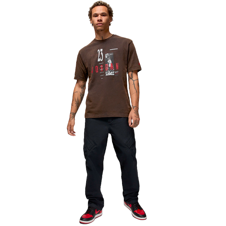 Футболка мужская Nike M J REISSUE GX SS CREW XL Коричневый photo 5