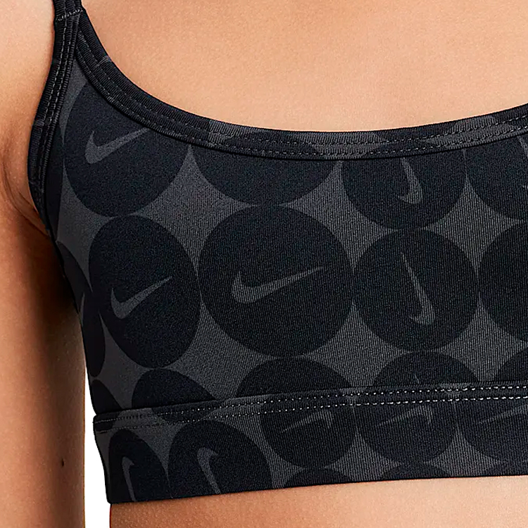 Bra sportive Nike G NK BRALETTE BRA AOP / Femei / L / Negru photo 3