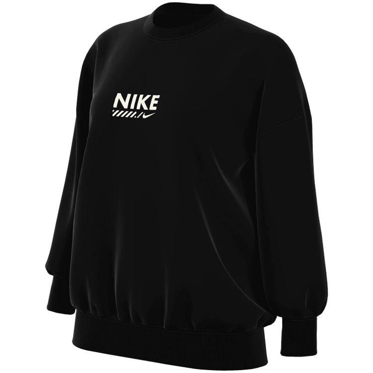 Hanorac Nike W NSW FLC OS CREW GLS M Negru Femei photo 4