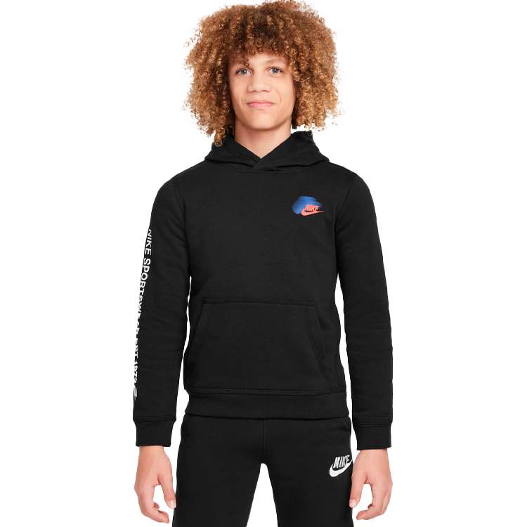 Толстовка Nike B NSW SI FLC PO HOODIE BB2 / Мужской / XS / Черный photo 2