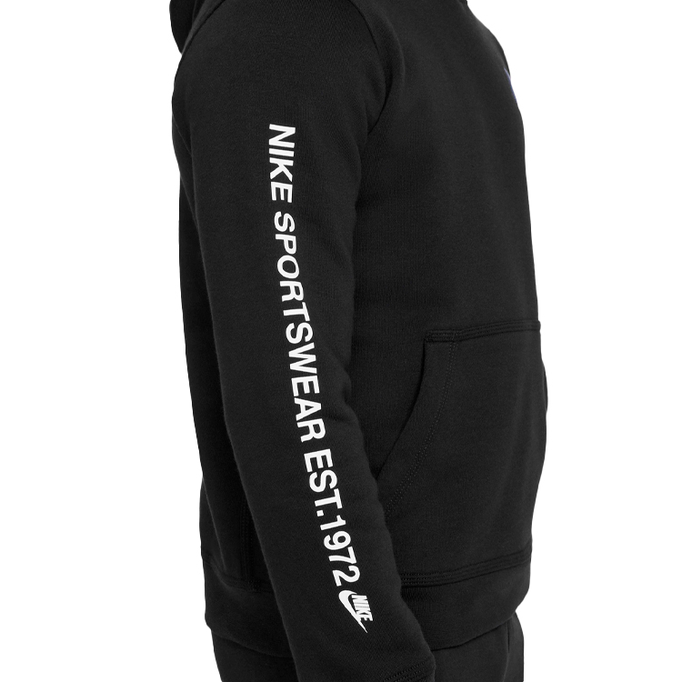 Толстовка Nike B NSW SI FLC PO HOODIE BB2 / Мужской / XS / Черный photo 4