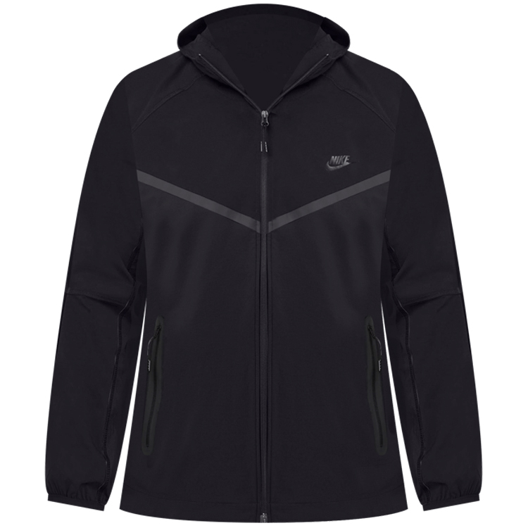 Hanorac pt bărbați Nike M NK TCH WVN WR FZ JKT XL Negru photo 4