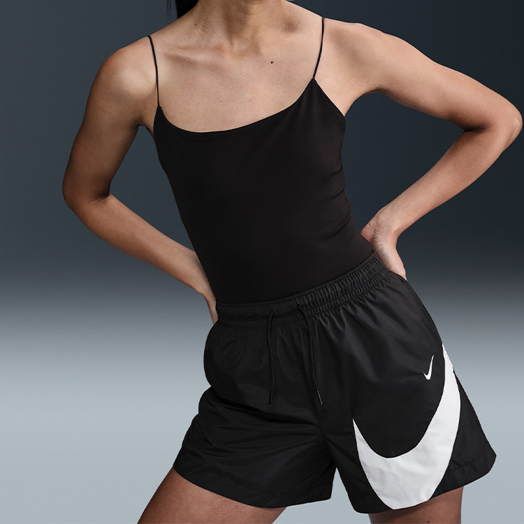 Шорты Nike W NSW CLS WVN MR 5 LOGO SHORT XL Черный Женский photo 3