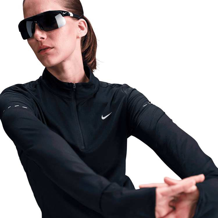 Jacheta Nike W NK SWIFT DF UV HZ TOP XL Negru Femei photo 3