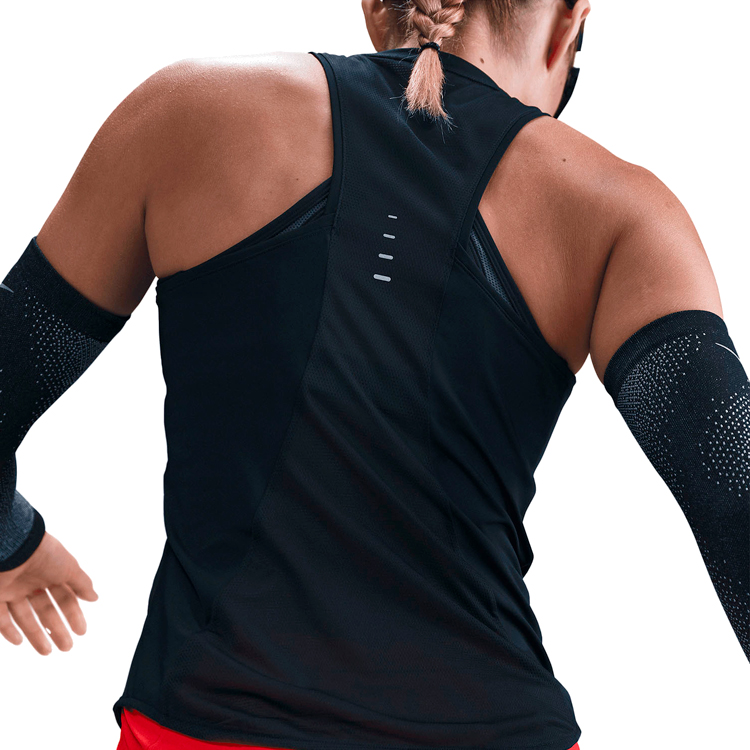 Майка Nike W NK SWIFT DF TANK TOP / Женский / S / Черный photo 2