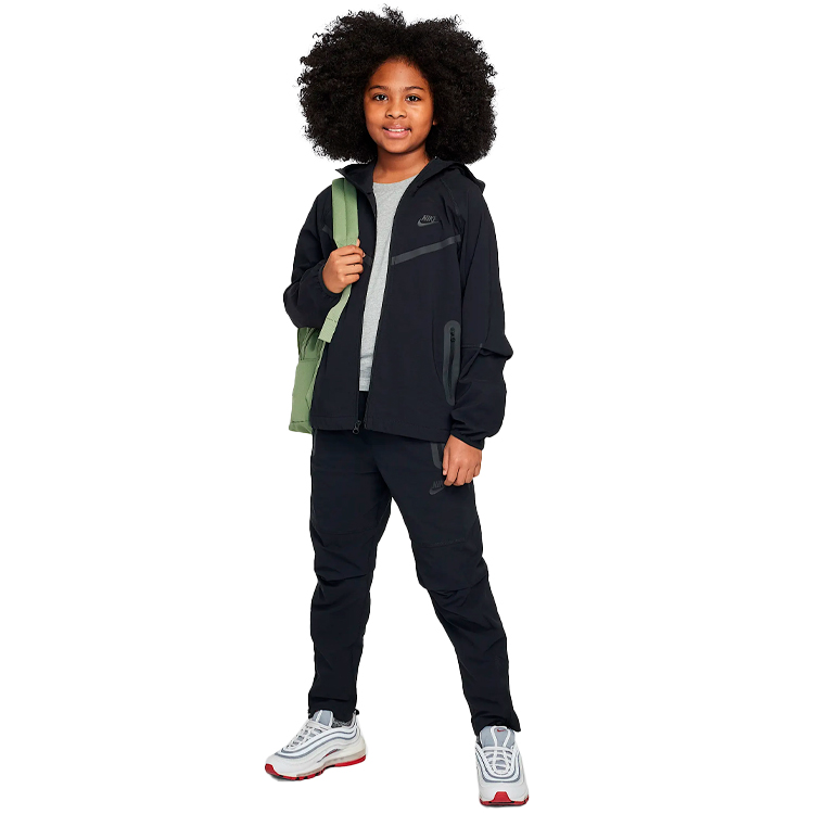 Hanorac Nike B NSW TCH WVN FZ JKT / Barbati / L / Negru photo 6