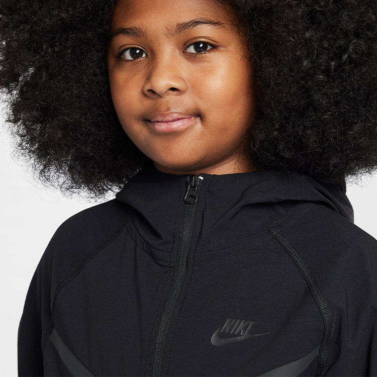 Hanorac Nike B NSW TCH WVN FZ JKT / Barbati / L / Negru photo 7