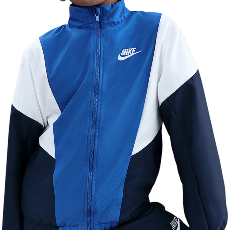 Costum Sportiv Nike K NSW TRACKSUIT WVN FZ S Albastru Unisex photo 4