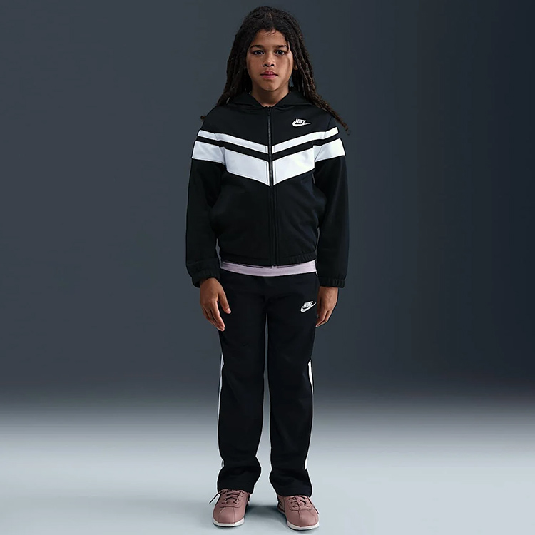 Costum Sportiv Nike K NSW DF TRACKSUIT MXD MTRL XS Negru Femei photo 3