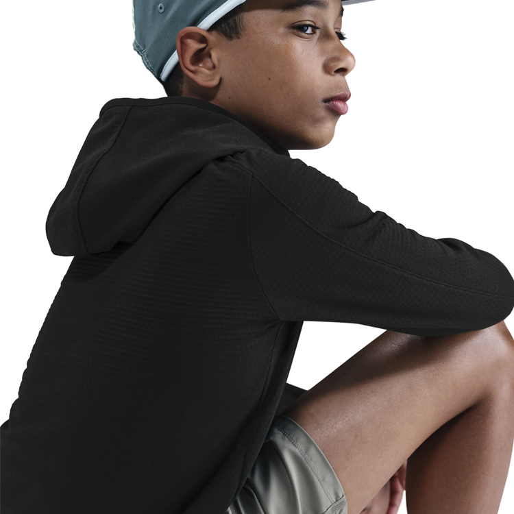 Jacheta Nike K NK TF LS HZ TOP WARM XS Negru Barbati photo 7