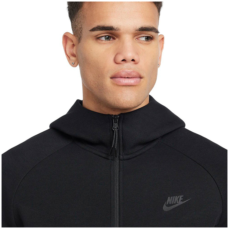 Hanorac pt bărbați Nike M NK TCH FLC FZ WR HOODIE S Negru photo 2