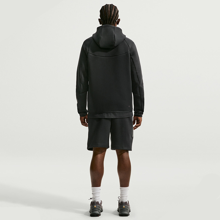 Hanorac pt bărbați Nike M NK TCH FLC FZ WR HOODIE S Negru photo 3