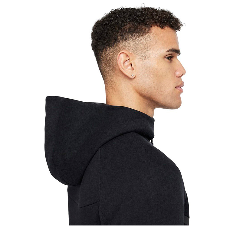 Hanorac pt bărbați Nike M NK TCH FLC FZ WR HOODIE S Negru photo 4