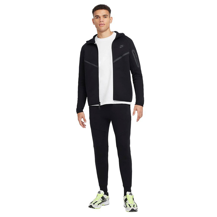 Hanorac pt bărbați Nike M NK TCH FLC FZ WR HOODIE S Negru photo 6
