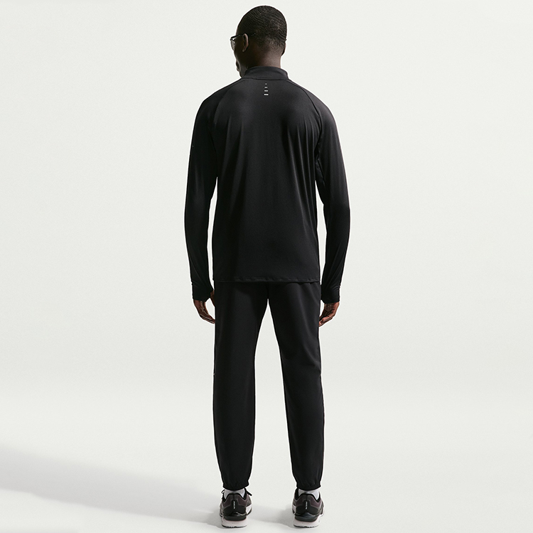 Мужская Толстовка Nike M NK DF STRIDE HZ MIDLAYER S Черный photo 4