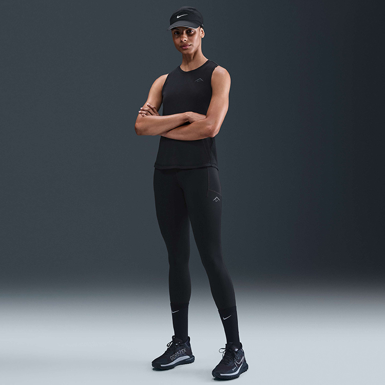 Легинсы Nike W NK TRAIL DF HR 7/8 TGHT XL Черный Женский photo 2