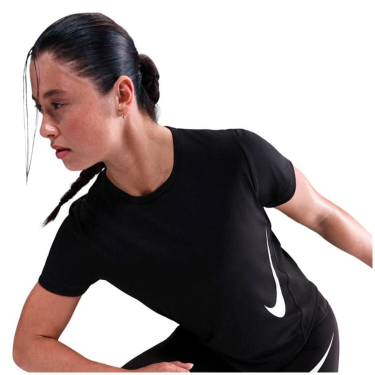 Tricou Nike W NK TEMPO SWSH HBR DF SS TOP L Negru Femei photo 4