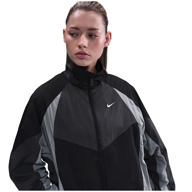 Jacheta Nike W NSW STREET OS TRACK JKT L Gri Femei photo 5