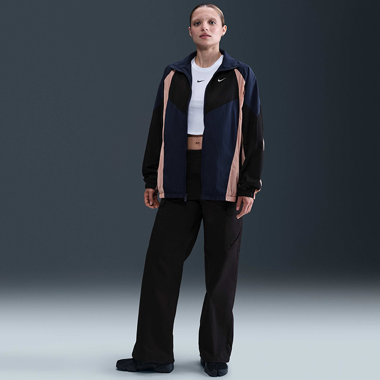Jacheta Nike W NSW STREET OS TRACK JKT M Albastru Femei photo 7