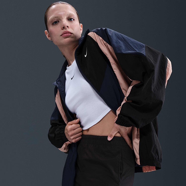 Jacheta Nike W NSW STREET OS TRACK JKT M Albastru Femei photo 8