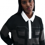 Hanorac Nike W NSW STREET LS GFX POLO thumbnav 4