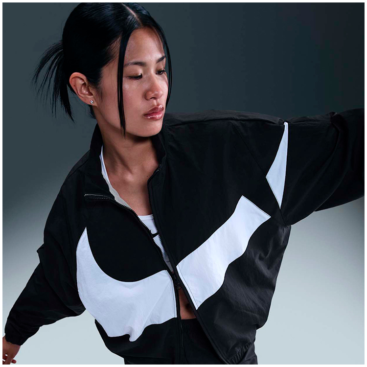 Jacheta Nike W NSW LOGO OS TRACK JKT M Negru Femei photo 4