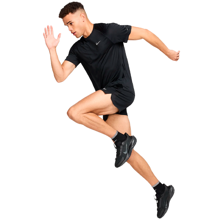 Футболка мужская Nike M NK DFADV STRIDE SS TOP M Черный photo 2