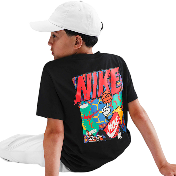 Tricou Nike K NSW TEE BOXY MULTI SPORT XS Negru Barbati photo 3