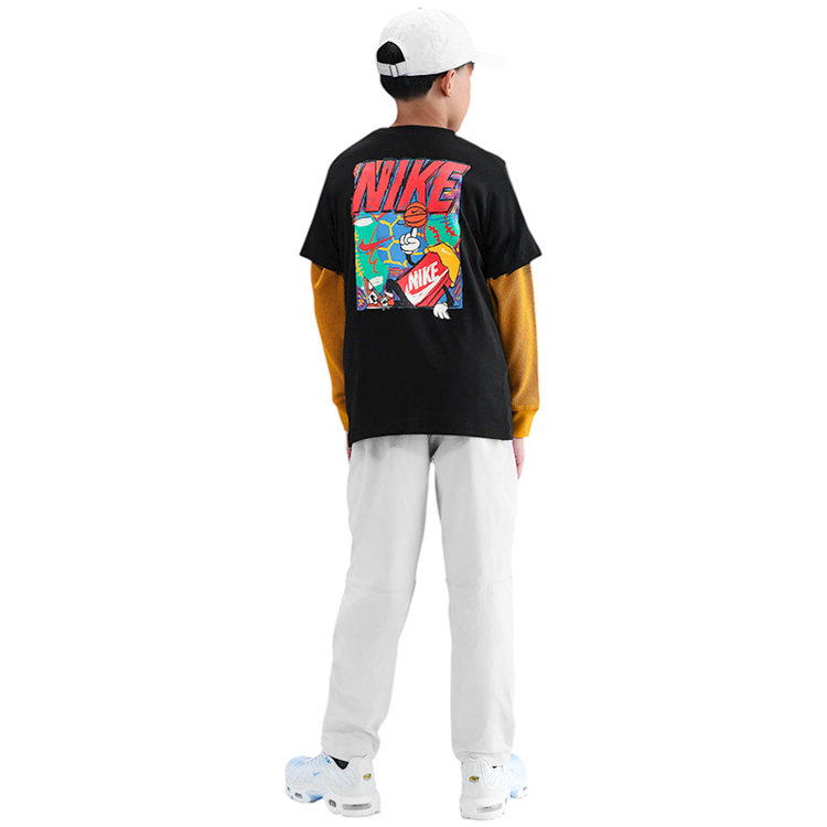 Tricou Nike K NSW TEE BOXY MULTI SPORT XS Negru Barbati photo 5