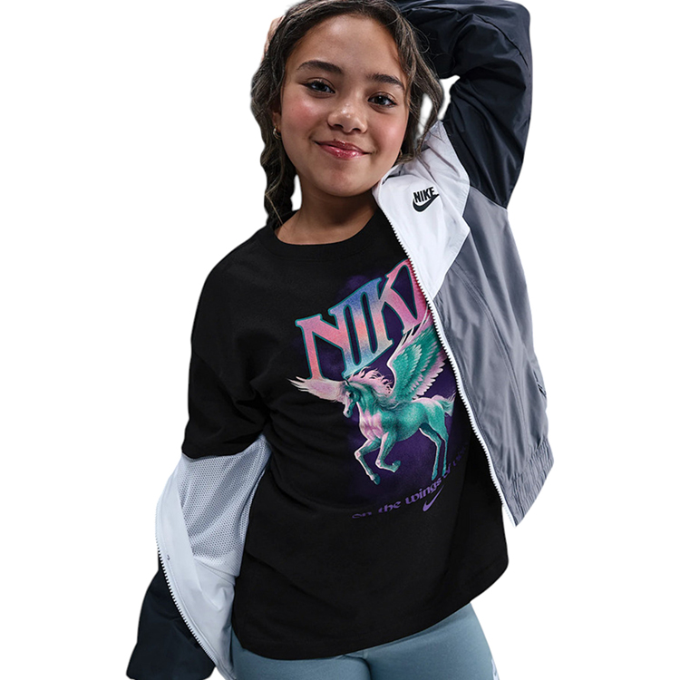 Tricou Nike G NSW TKE FLGHT PHOTO TEE XS Negru Femei photo 4