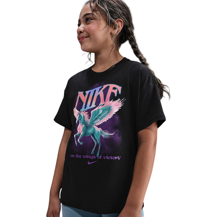 Tricou Nike G NSW TKE FLGHT PHOTO TEE XS Negru Femei photo 5