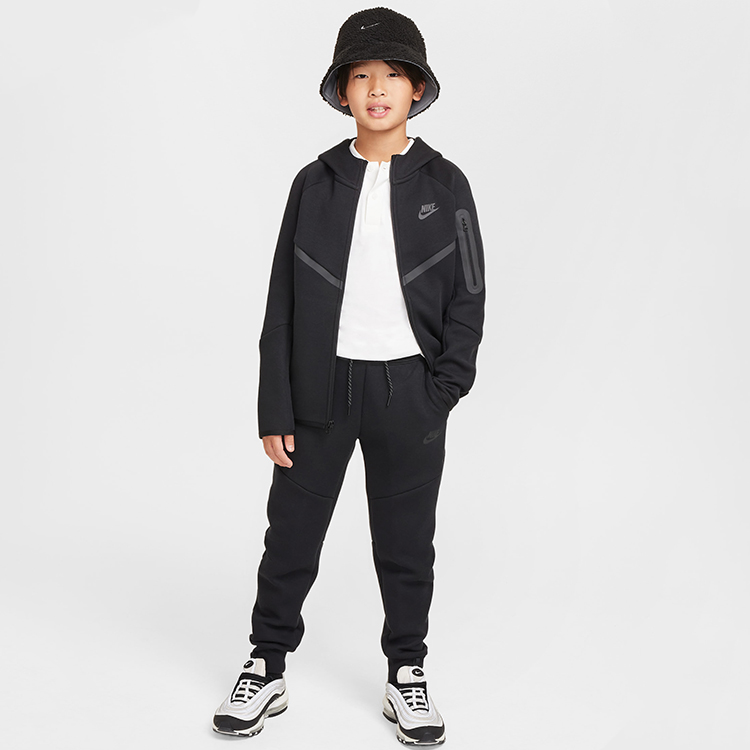 Jacheta Nike B NSW TCH FLC FZ - PD M Negru Barbati photo 6
