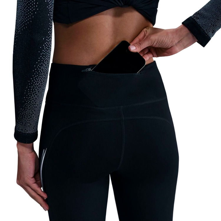 Легинсы Nike W NK FAST DF MR 7/8 TGT SW / Женский / M / Черный photo 4