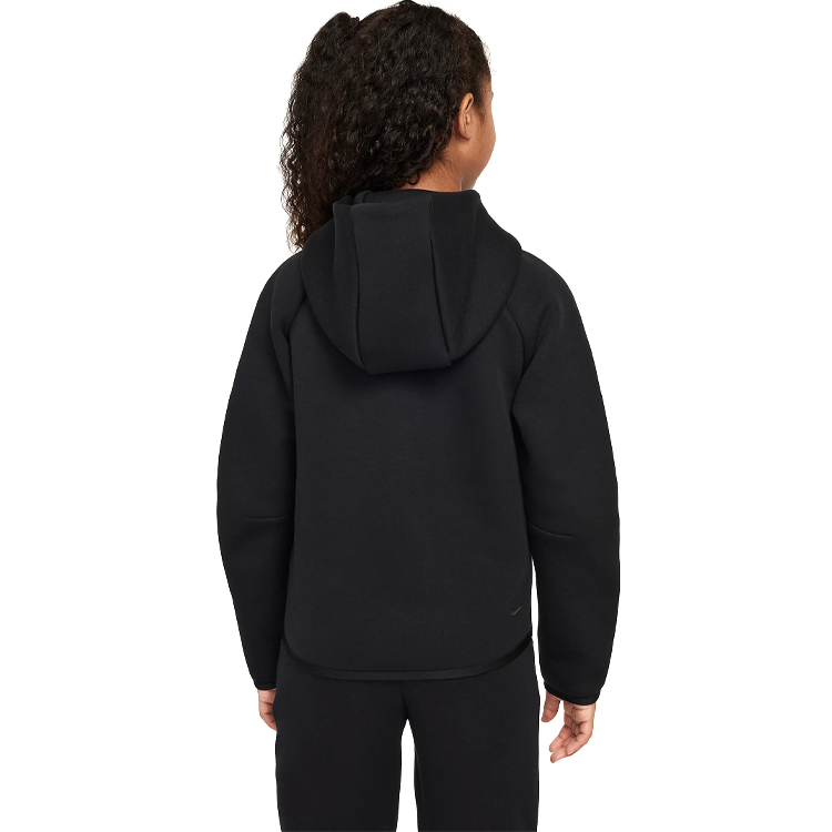 Jacheta Nike G NSW TCH FLC HD FZ LS - PD XL Negru Femei photo 3