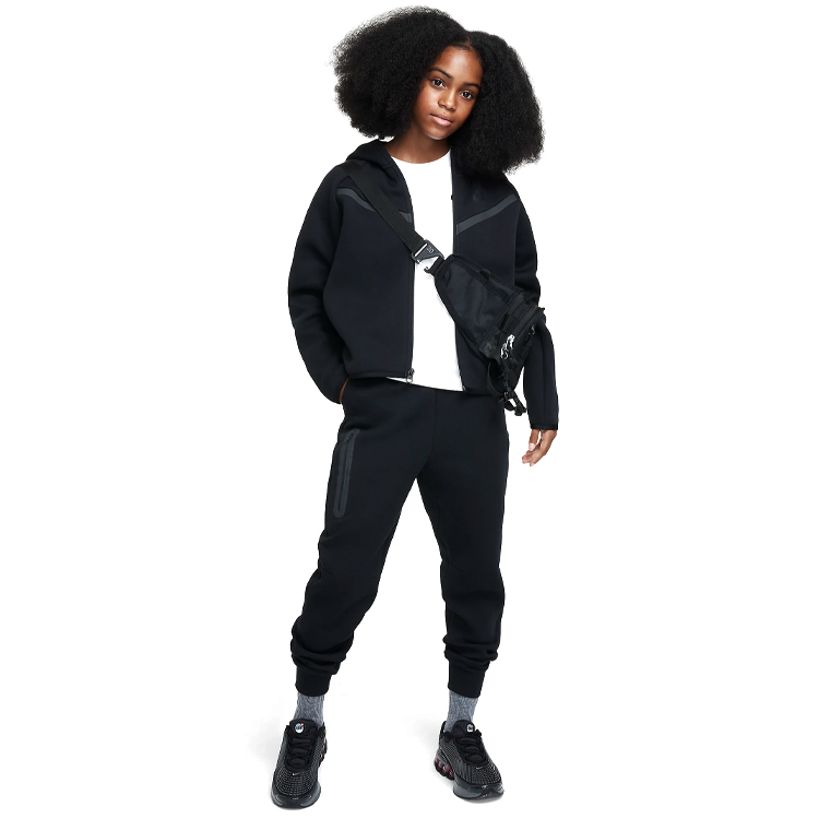 Pantaloni Nike G NSW TCH FLC JGGR - PD XL Negru Femei photo 4