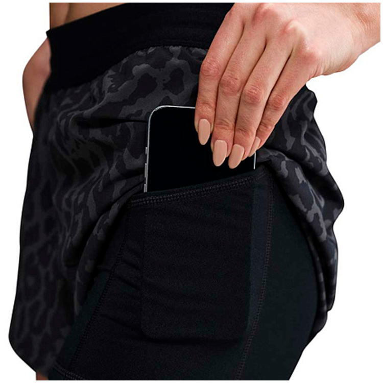 Шорты Nike W NK SWFT NVLT DF MR 2N1 3 SH M Черный Женский photo 4