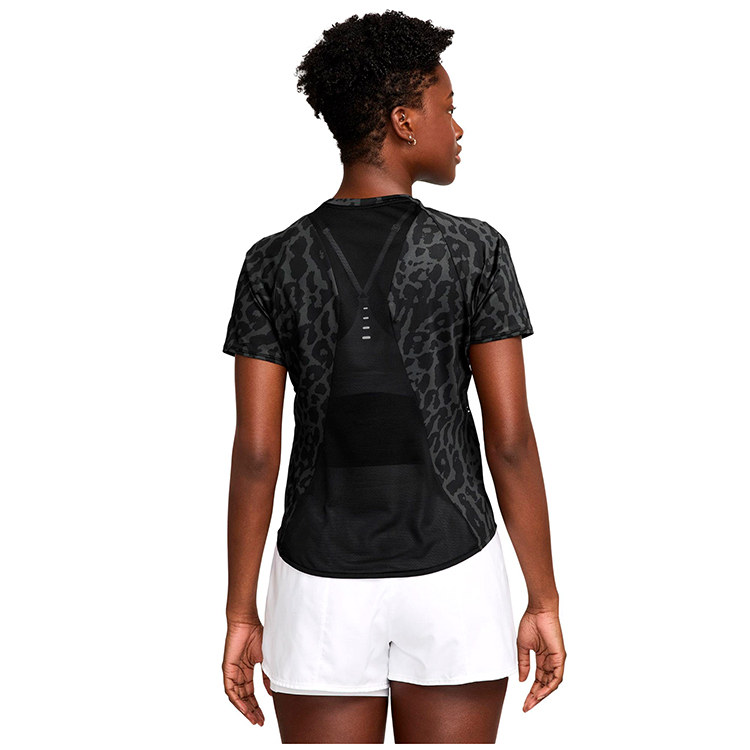 Tricou Nike W NK SWIFT NVLT DF SS TOP S Negru Femei photo 5