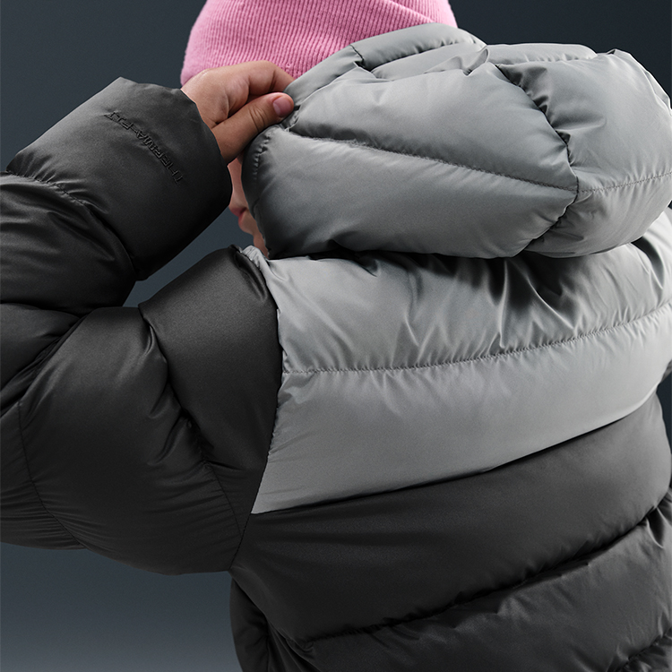 Scurta Nike K NSW TF ADP PUFFER COLORBLOCK XS Gri Unisex photo 7